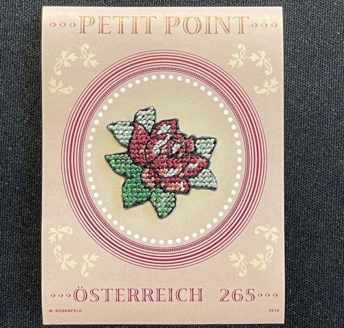 ÖSTERREICH Block 61 postfrisch - Wiener Petit-Point-Sticktechnik