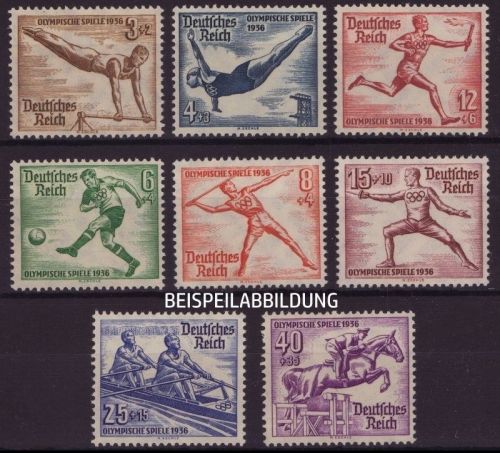 Deutsches Reich, MiNr. 609-616 ungebraucht - Olympische Spiele 1936
