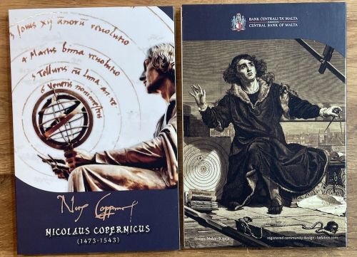 2 Euro Gedenkmünze Malta 2023 st - Nikolaus Kopernikus - im Blister