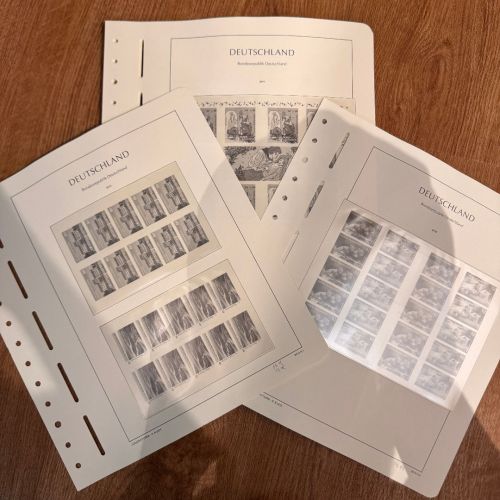 Leuchtturm Vordruckblätter BRD BUND Markenheftchen 2015-2019 – gebraucht