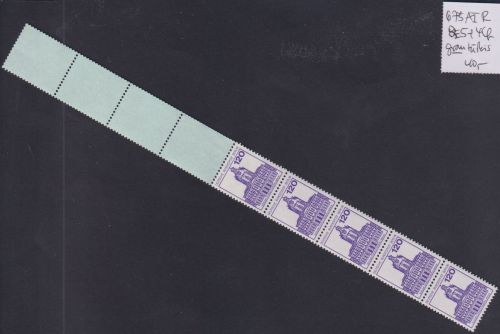 Berlin, Michel Nr. 675 AI R RE 5+4 Lf gautürkis postfrisch | Katalog 40 €