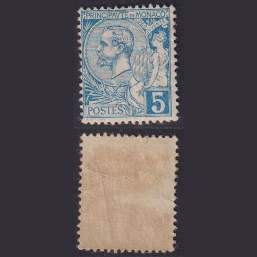 Monaco MiNr. 13 ungebraucht | Freimarken: 5 C. Fürst Albert I.