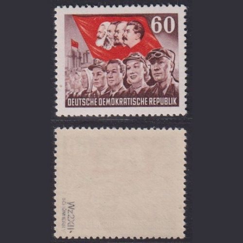 DDR MiNr. 352 XII postfrisch, geprüft Schönherr BPP - Marx, Engels, Lenin, Stalin