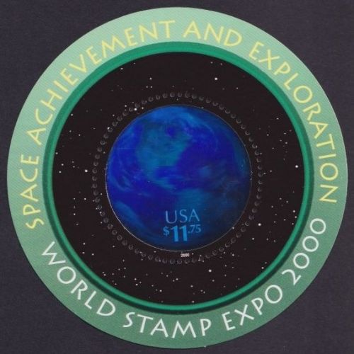 USA 2000 - Block 52 postfrisch - Weltraumforschung - Raumfahrt - Hologramm