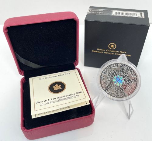 Kanada 8 Dollars 2010 | Maple of Strength | Pferde Hologram Silber PP Etui + CoA