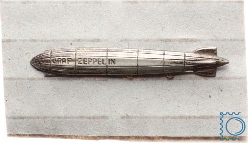 Graf Zeppelin LZ 130 | Pin Anstecknadel versilbert aus Sammlerhand
