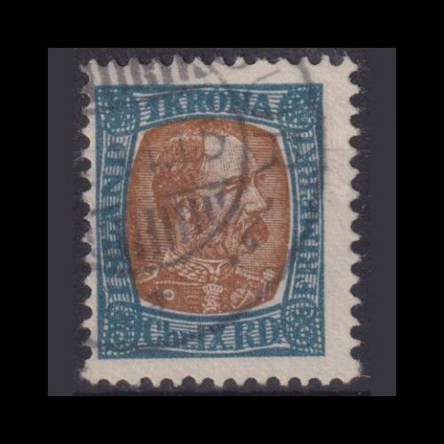 Island 1907 - MiNr. 60 gestempelt | Freimarken: Könige Christian IX. und Frederik VIII.