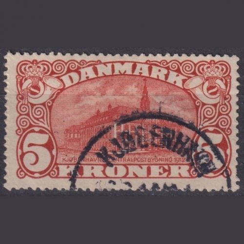Dänemark 1912 MiNr. 66 gestempelt - Hauptpostgebäude, Kopenhagen