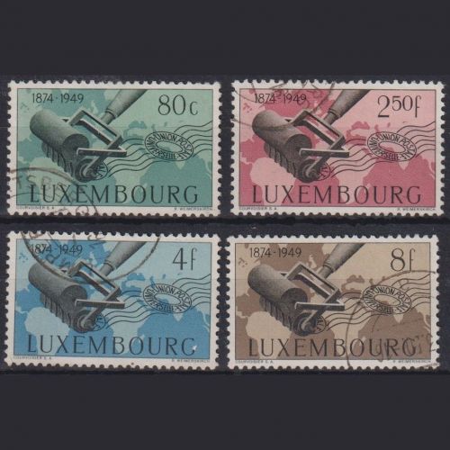Luxemburg 1949 MiNr. 460-463 gestempelt - UPU Weltpostverein