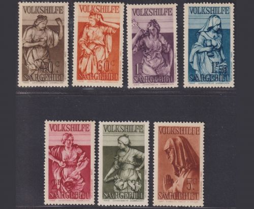 Saargebiet, Mi-Nr. 199-205 postfrisch - Volkshilfe 1934