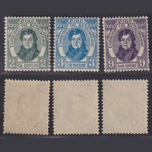 Irland 1929 - MiNr. 52-54 postfrisch - Bürgerrechte für Katholiken D. O’Connell