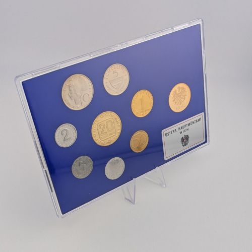 ÖSTERREICH Kursmünzensatz KMS 1983 PP Proof original Blister (36,67 Schilling)