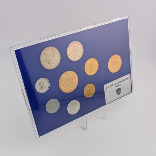 ÖSTERREICH Kursmünzensatz KMS 1986 PP Proof original Blister (36,67 Schilling)