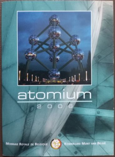 2 Euro Gedenkmünze Belgien 2006 - Atomium - im Blister
