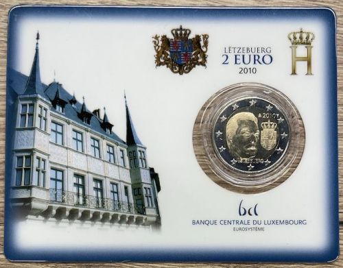 Luxemburg 2 Euro 2010 - Coincard - Henri - Blister OVP
