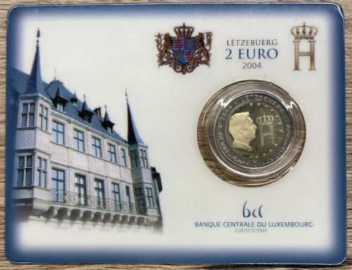 Luxemburg 2 Euro 2004 - Coincard - Henri - Blister OVP
