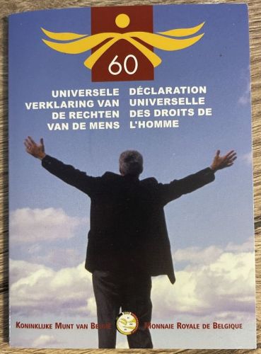 Belgien 2 Euro 2009 - Menschenrechte - Coincard OVP