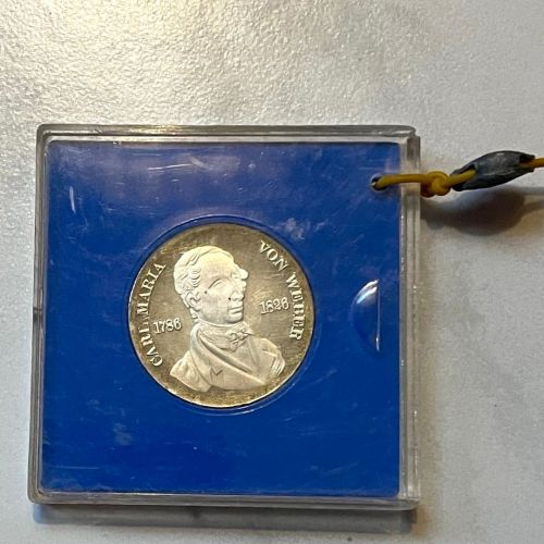 DDR 10 Mark 1976 - Carl Maria von Weber - PP original verplombt