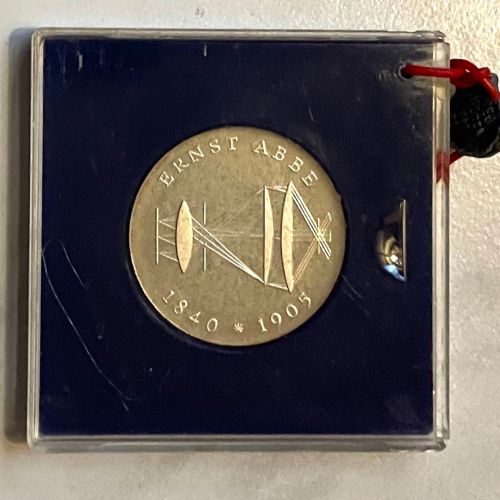 DDR 20 Mark 1980 - Ernst ABBE - PP original verplombt