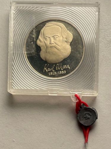 DDR 20 Mark 1968 - 150. Geb. Karl Marx - PP original verplombt