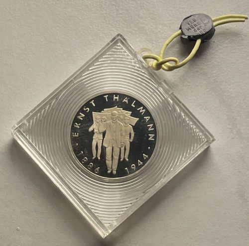 DDR 10 Mark 1986 - Ernst Thälmann - PP original verplombt