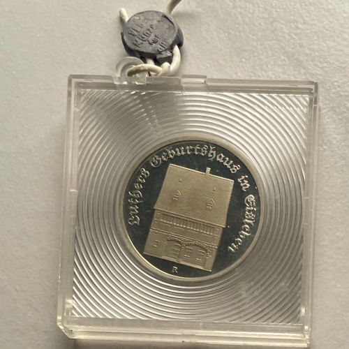 DDR 5 Mark 1983 - Luthers Geburtshaus Eisleben - PP original verplombt