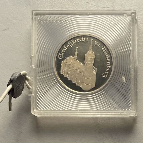 DDR 5 Mark 1983 - Schlosskirche zu Wittenberg - PP original verplombt