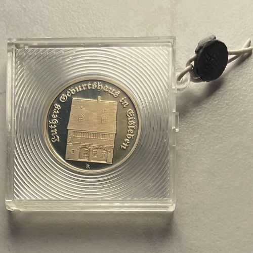 DDR 5 Mark 1983 - Luthers Geburtshaus Eisleben - PP original verplombt