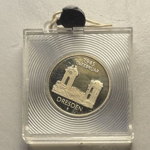 DDR 5 Mark 1985 - Frauenkirche Dresden - PP original verplombt