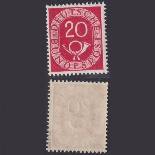 Bund MiNr. 130 - 20 Pf. Posthorn postfrisch, tiefst geprüft Rolle BPP