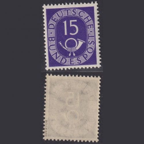 Bund MiNr. 129 - 15 Pf. Posthorn postfrisch, tiefst geprüft Rolle BPP