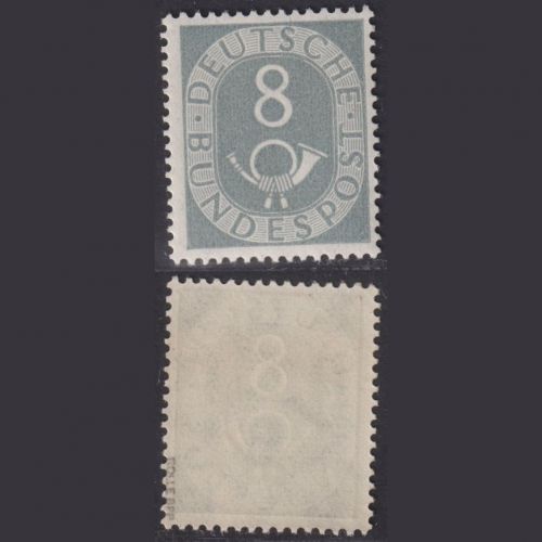 Bund MiNr. 127 - 8 Pf. Posthorn postfrisch, tiefst geprüft Rolle BPP