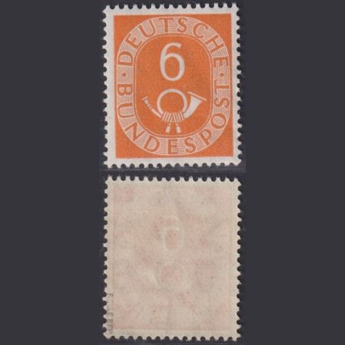 Bund MiNr. 126 - 6 Pf. Posthorn postfrisch, tiefst geprüft Rolle BPP