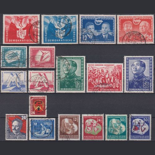 DDR Jahrgang 1951 gestempelt komplett