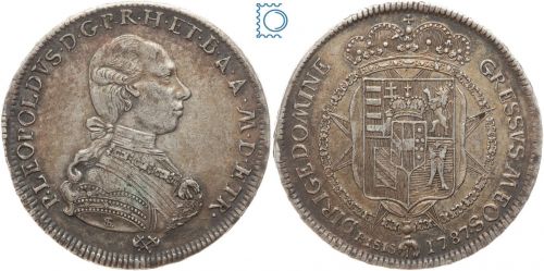 Italien-Toskana, Francescone 10 Paoli 1775, Pietro Leopoldo (1765-1790)