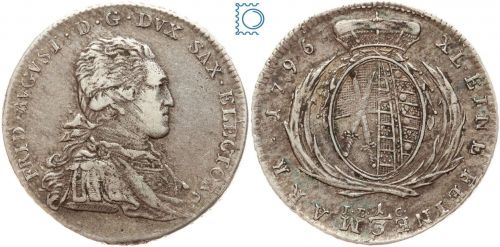Sachsen-Albertinische Linie 1/3 Taler 1796 - Friedrich August III. (1763–1806)