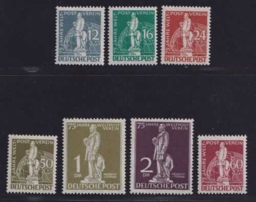 Berlin MiNr. 35-41 postfrisch, geprüft Schlegel BPP - Stephan UPU