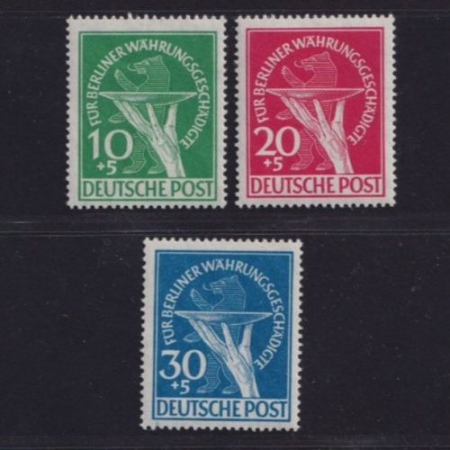Berlin, Michel Nr. 68-70 postfrisch - Währungsgeschädigte