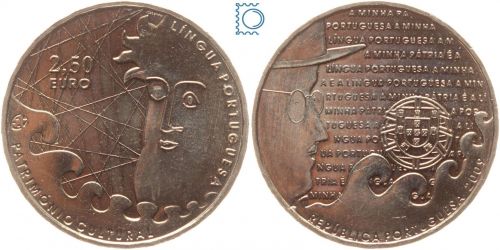 PORTUGAL 2,5 EURO 2009 - Portugiesische Sprache Kulturerbe