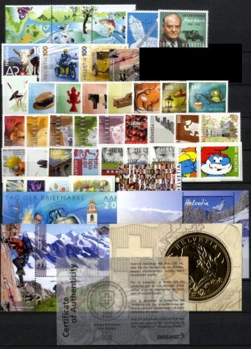 Schweiz Briefmarken Jahrgang 2013 postfrisch komplett