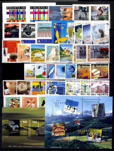 Schweiz Jahrgang postfrisch komplett => Aussuchen 2000-2018, 2017, 2016, 2015,..