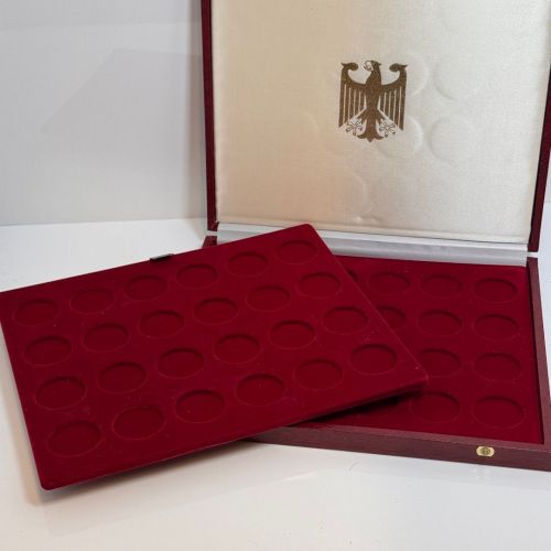 Münzkassette Schatulle für 10 DM Münzen Silbergedenkmünzen - gebraucht