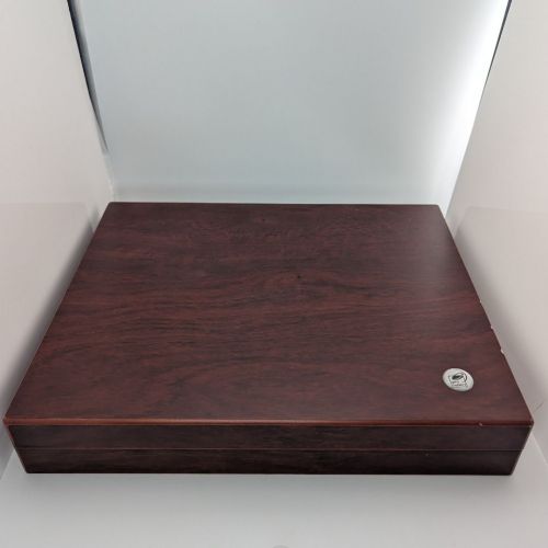 Deutsche Post pro collect Münzen-Sammelbox Holz für 90 Stück 10 DM, 10 + 20 €