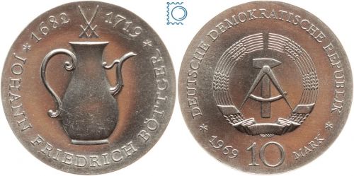 DDR 10 Mark 1969 - Johann Friedrich Böttger - J.1527