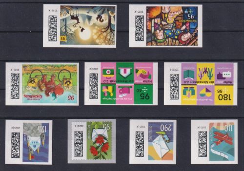 BRD / BUND 2025 selbstklebende Briefmarken postfrisch komplett