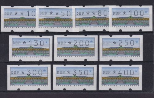 Bund, ATM 2 Typ 2.1.2 TS1 postfrisch - Typ N101 - Schloss Sanssouci