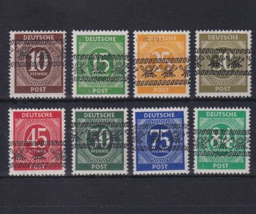 Bizone, Bandaufdruck 54, 58, 62, 63, 65-68 I postfrisch