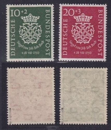 Bund Jahrgang 1950 MiNr. 121-122 postfrisch geprüft Schlegel BPP
