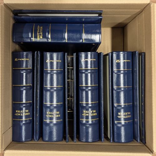 10 x Deutsche Post ETB Alben leer! - Ringbinder blau