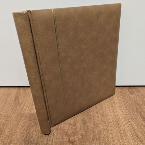 SCHAUBEK Klemmbinder Leder braun - hochwertig und exklusiv! - gebraucht